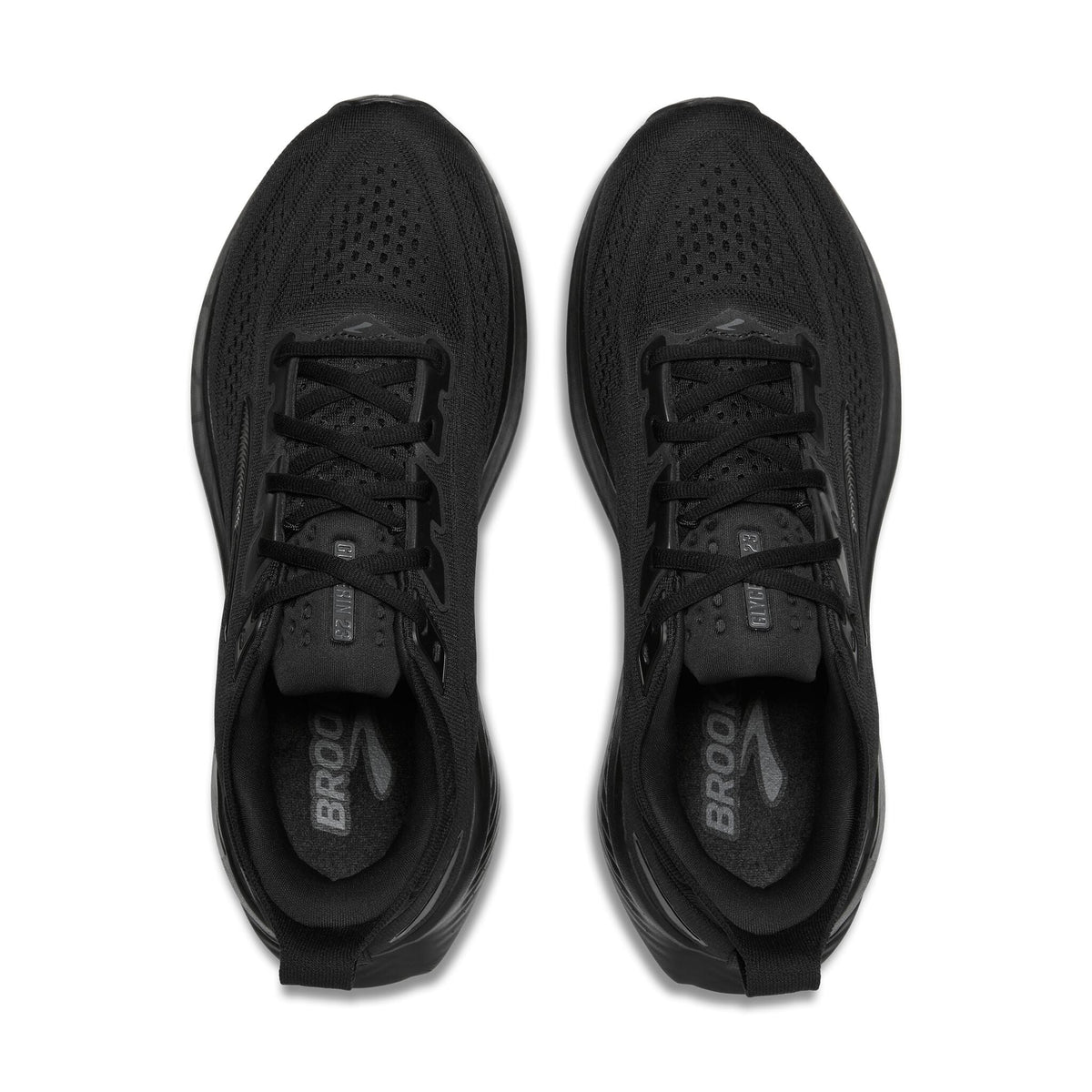 Men's Brooks Glycerin 23 Black/Black/Ebony top