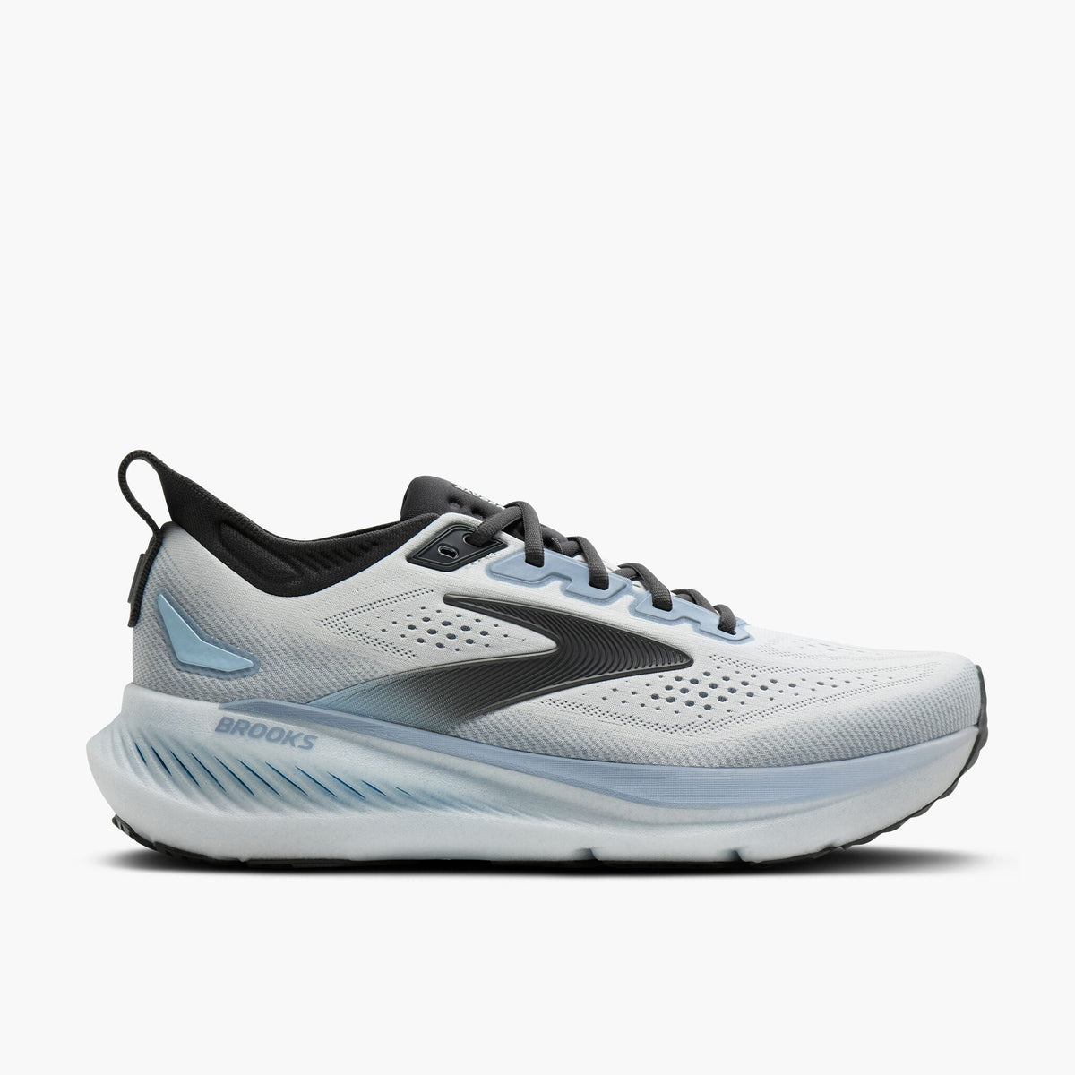 Men's Brooks Glycerin 23 White/Rain/Baltic Sea lateral
