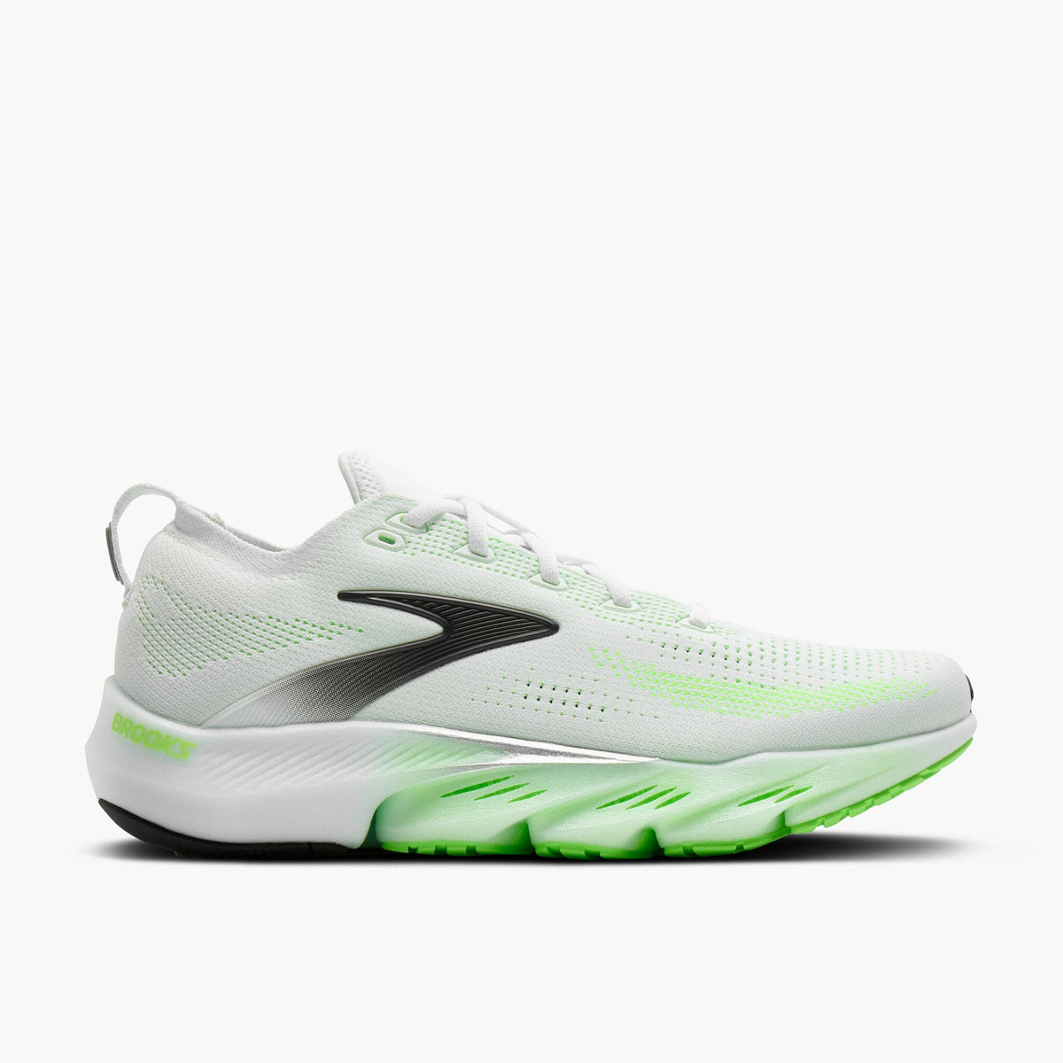 Men's Brooks Glycerin Flex White/Green Gecko/Phantom lateral