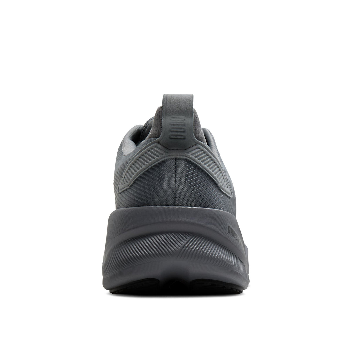 Men's Brooks Ghost Max 4 Grey/Grey/Ebony heel