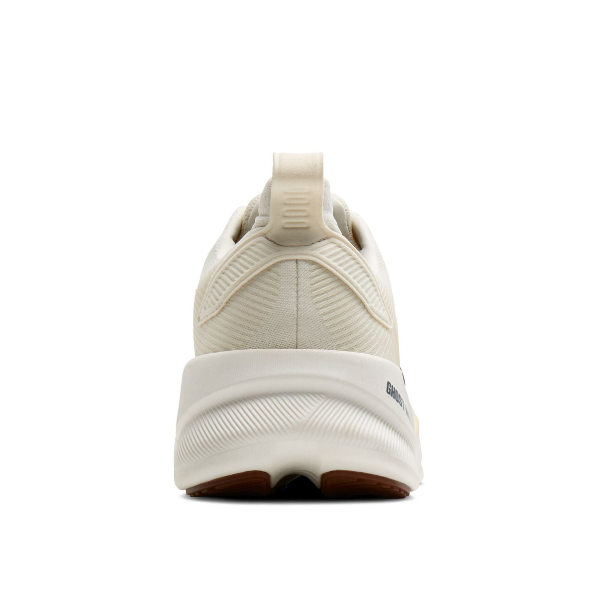 Men's Brooks Ghost Max 4 Arctic Wolf/Navy/Coconut heel