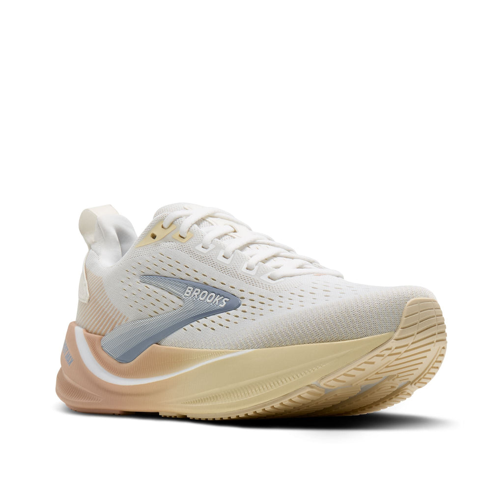Women's Brooks Ghost Max 4 White/Rose/Rutabaga pair angle