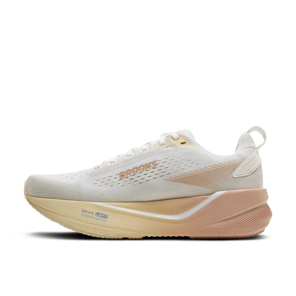Women's Brooks Ghost Max 4 White/Rose/Rutabaga medial