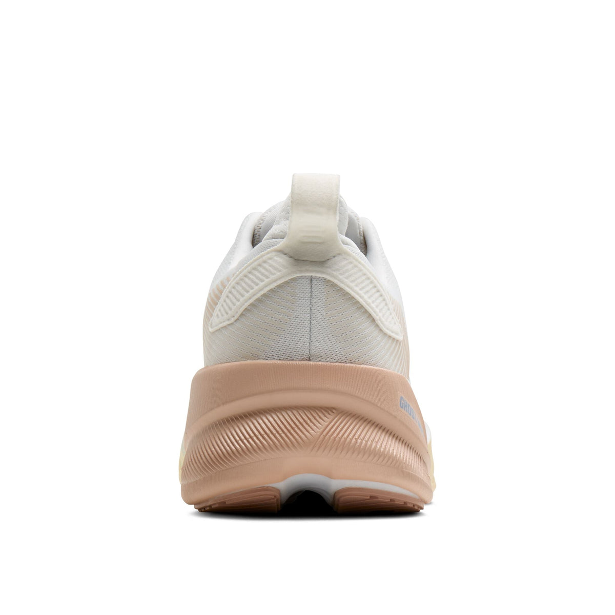 Women's Brooks Ghost Max 4 White/Rose/Rutabaga heel
