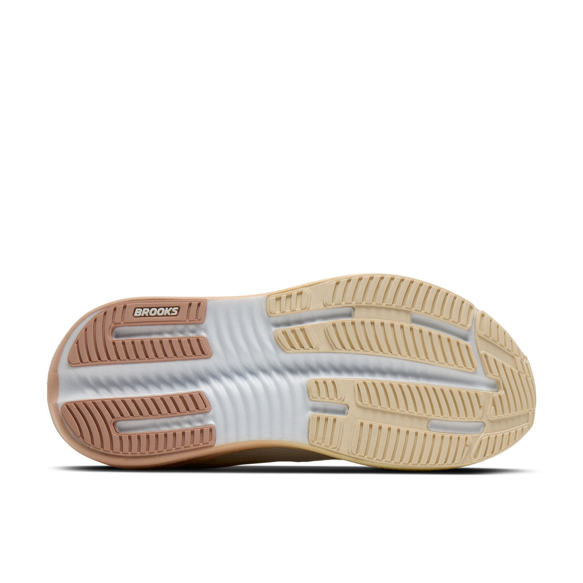 Women's Brooks Ghost Max 4 White/Rose/Rutabaga outsole