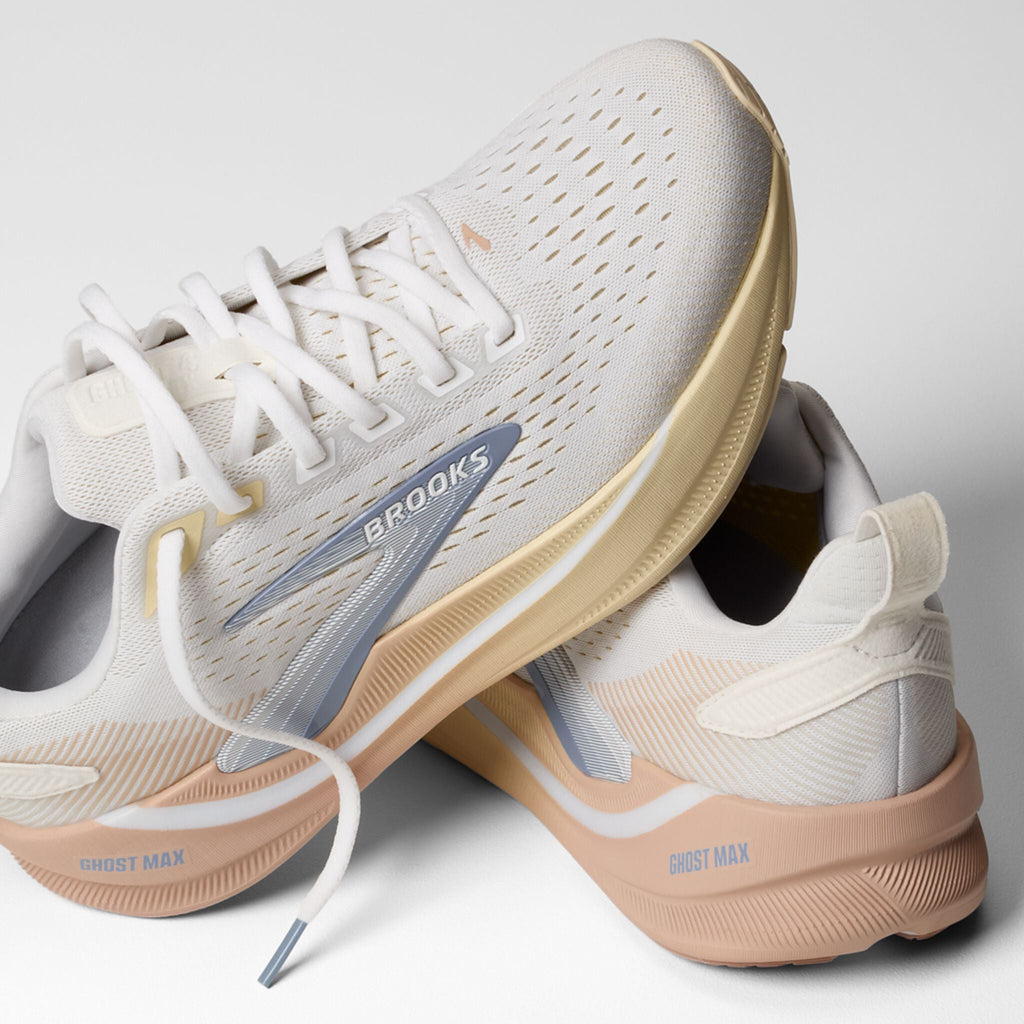 Women's Brooks Ghost Max 4 White/Rose/Rutabaga detail