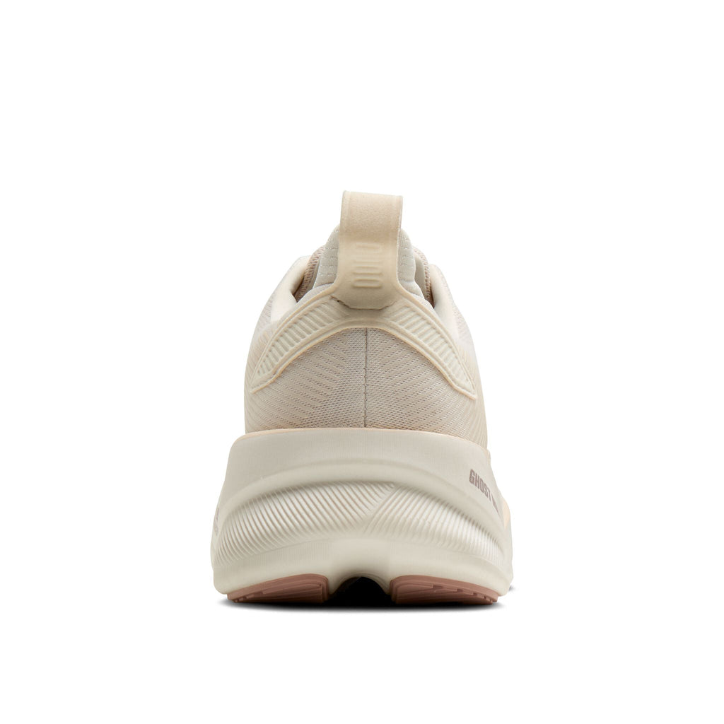 Women's Brooks Ghost Max 4 Arctic Wolf/Rose/Coconut heel