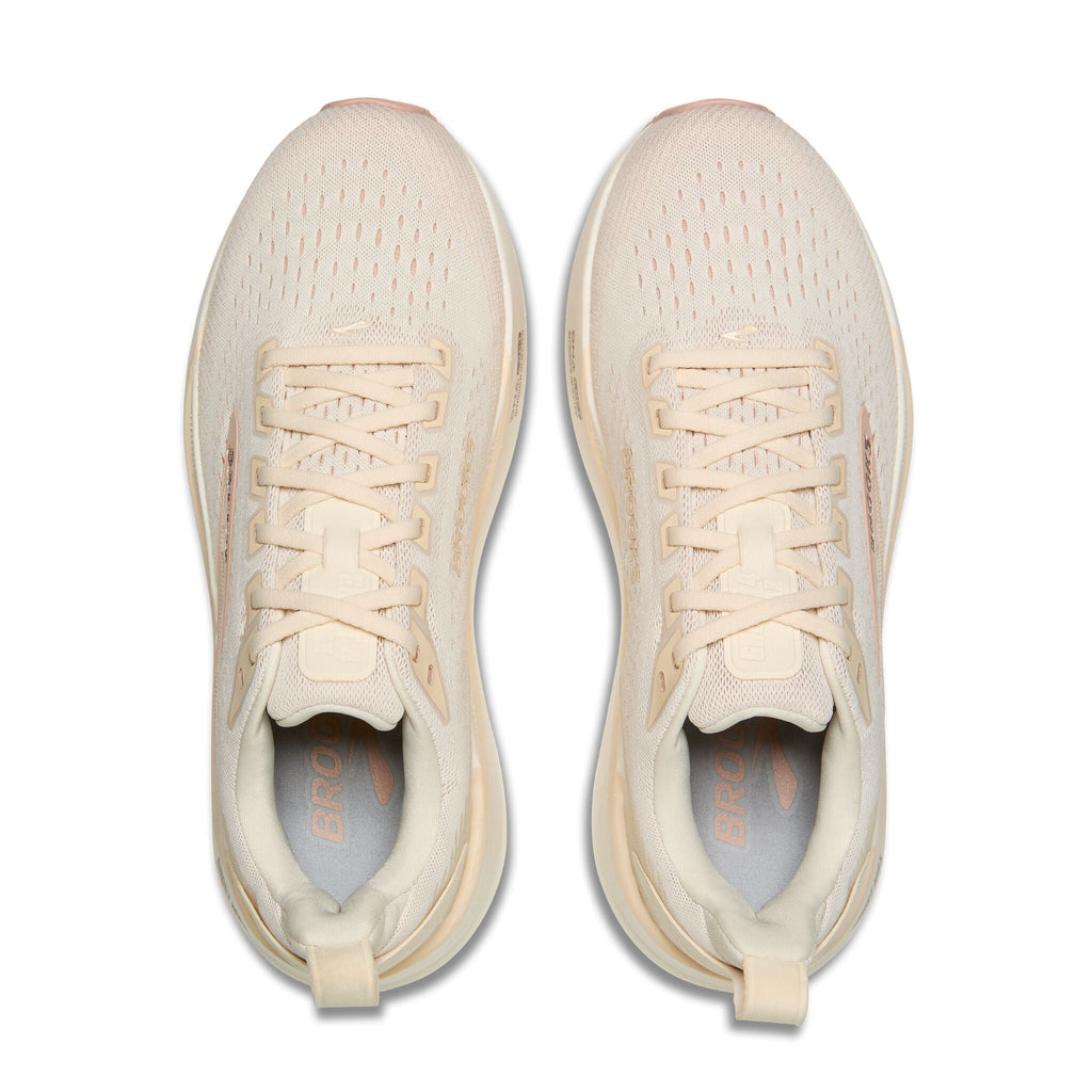 Women's Brooks Ghost Max 4 Arctic Wolf/Rose/Coconut top