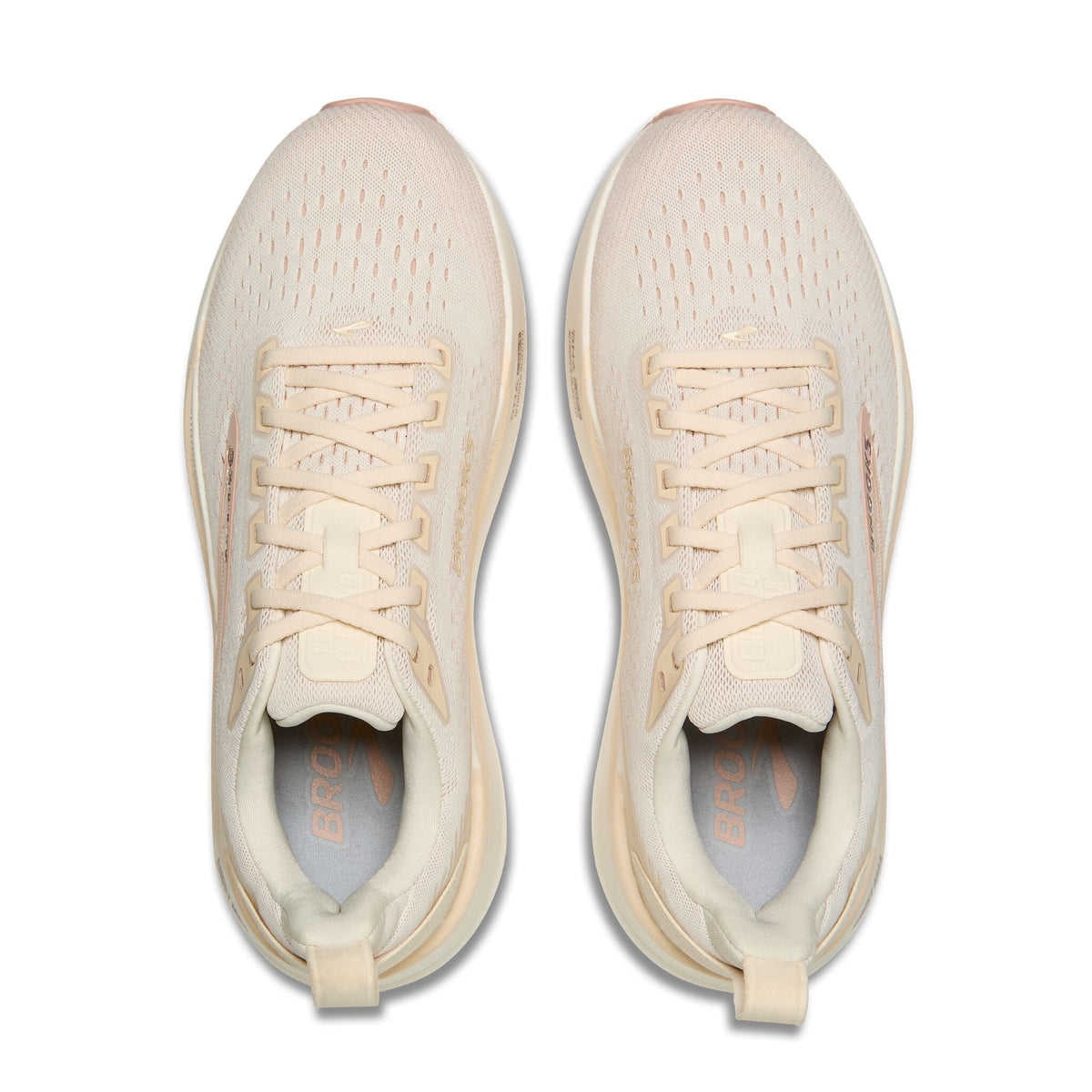 Women's Brooks Ghost Max 4 Arctic Wolf/Rose/Coconut top