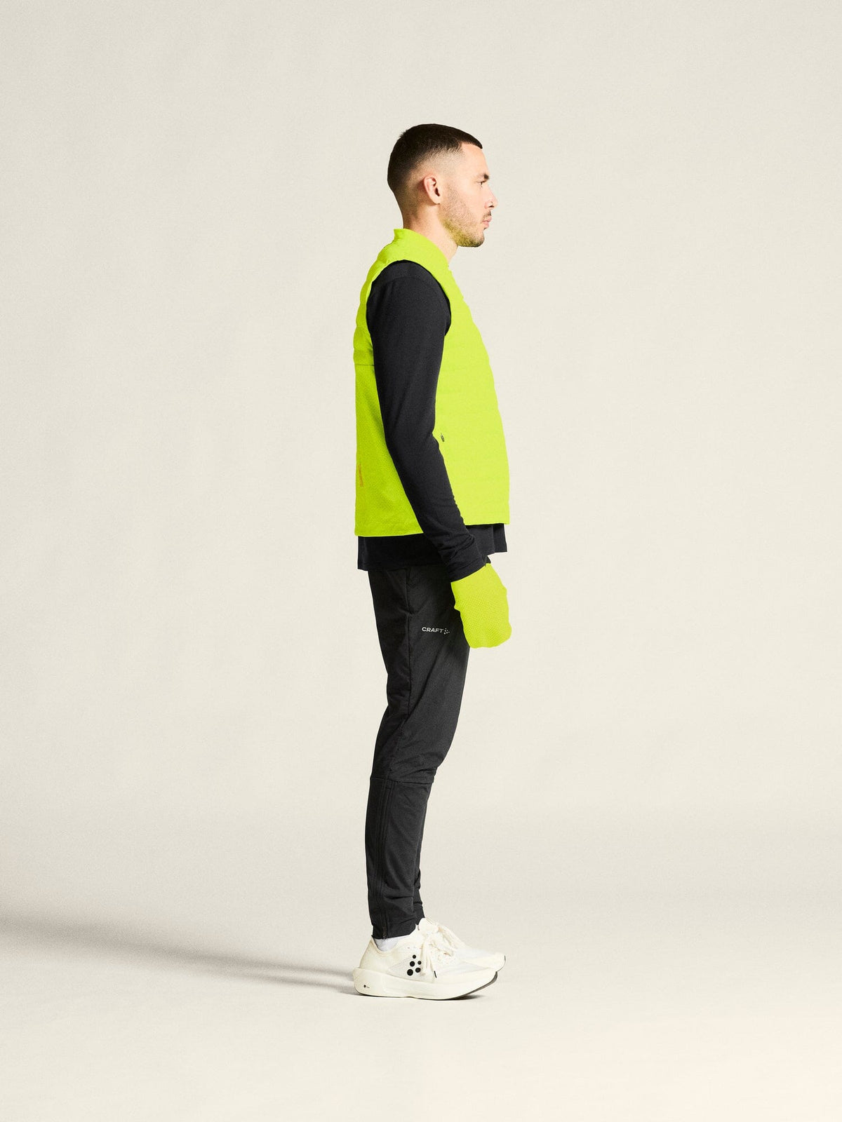 Men's Craft Subz Vest 4 Hi-Viz Yellow / Flumino view 6