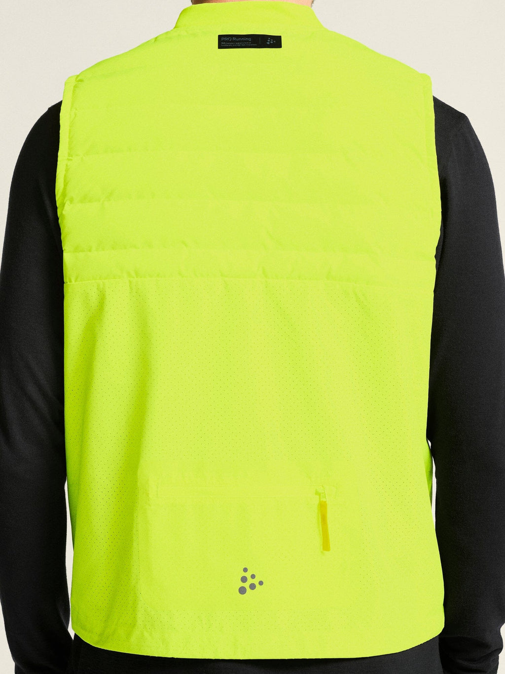 Men's Craft Subz Vest 4 Hi-Viz Yellow / Flumino view 5