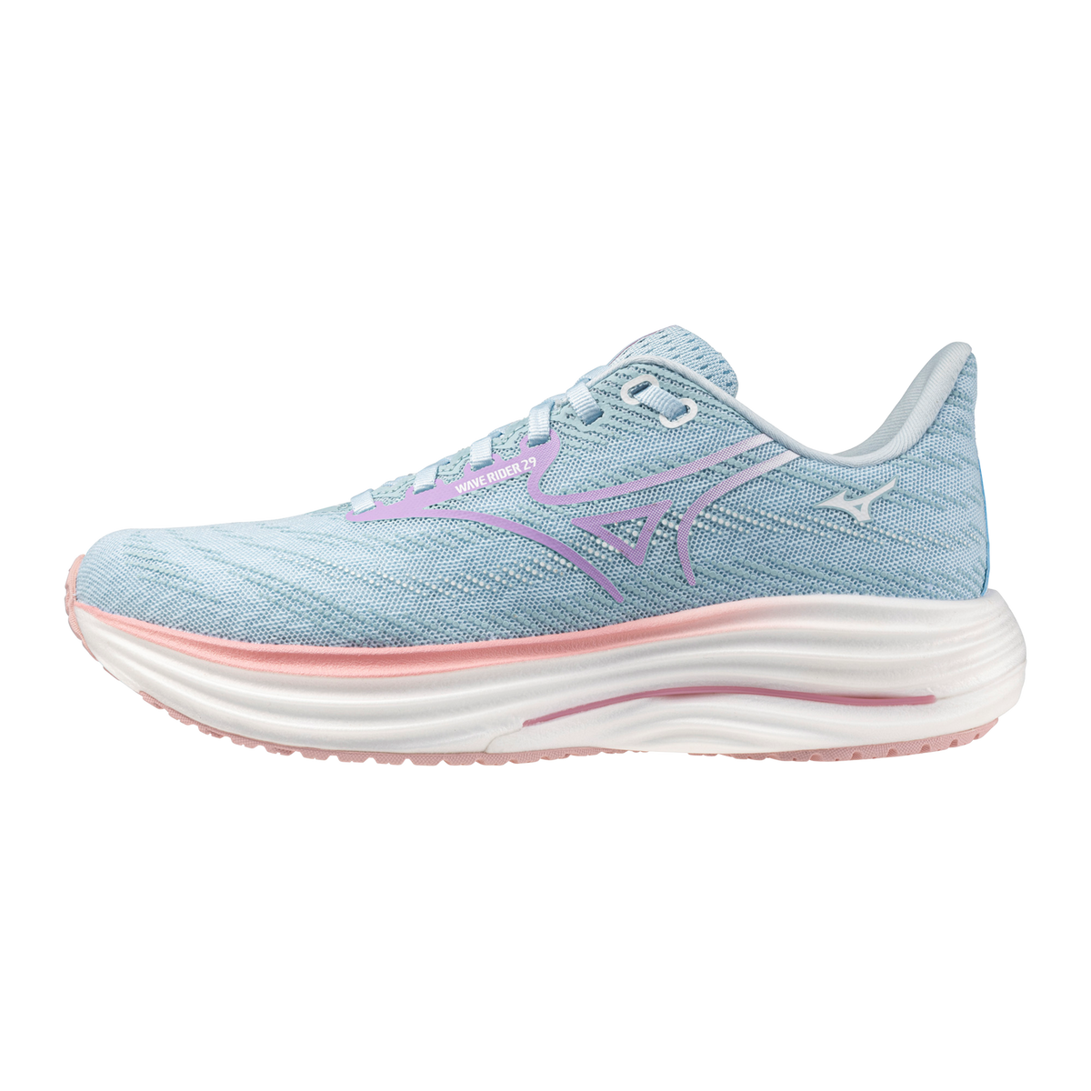 Women's Mizuno Wave Rider 29 Nantucket Breece / Orchid Pedal hero