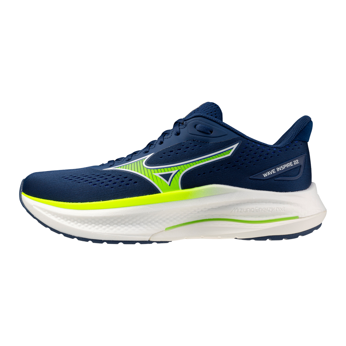 Men's Mizuno Wave Inspire 22 Estate Blue / White hero