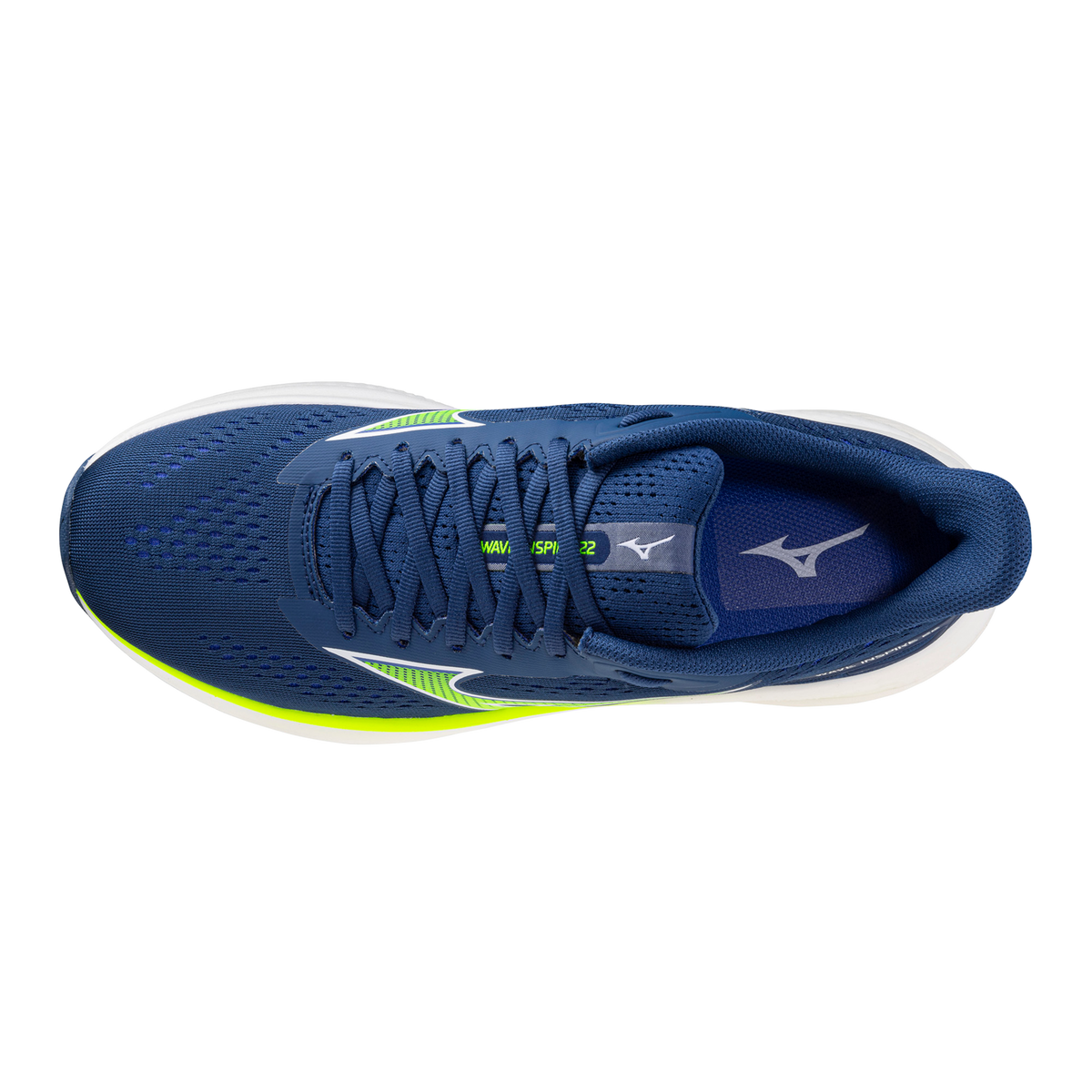 Men's Mizuno Wave Inspire 22 Estate Blue / White view 4
