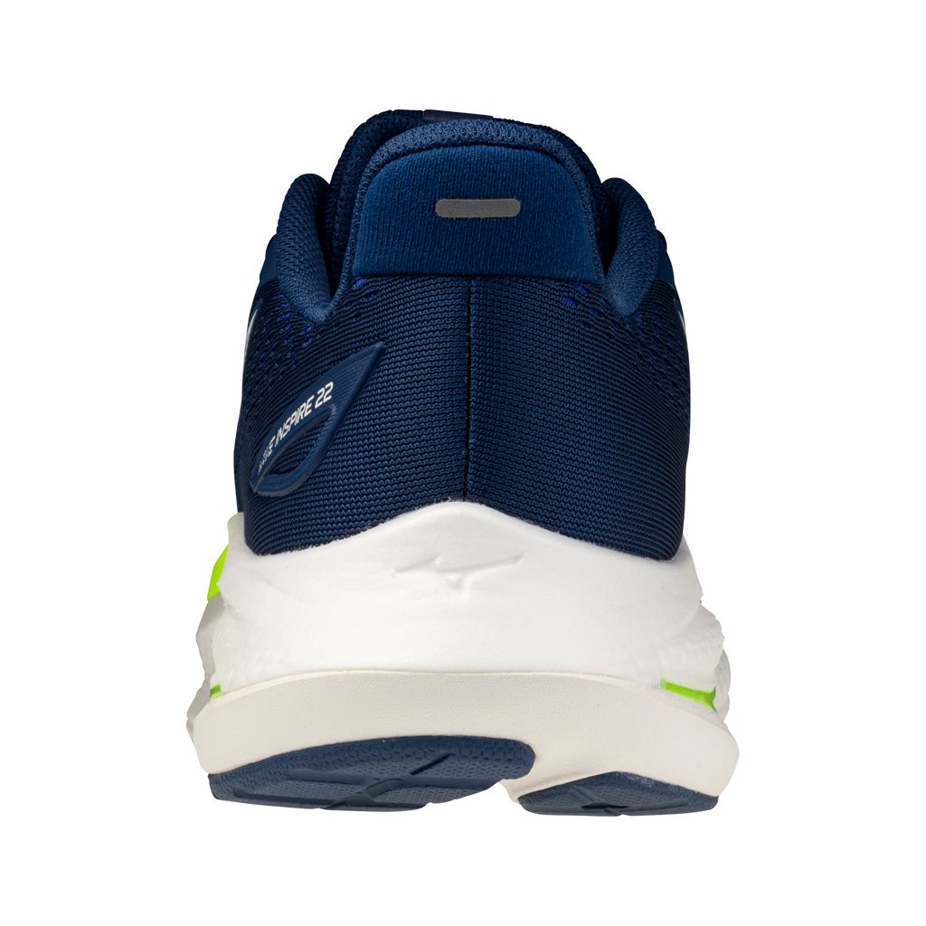 Men's Mizuno Wave Inspire 22 Estate Blue / White view 5