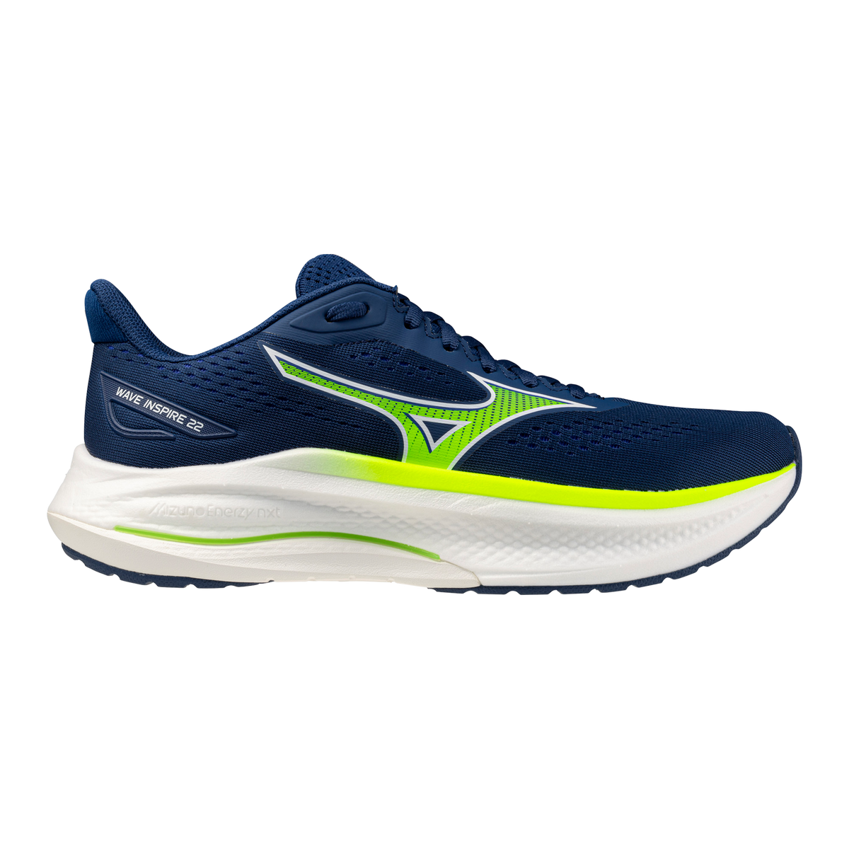 Men's Mizuno Wave Inspire 22 Estate Blue / White view 6