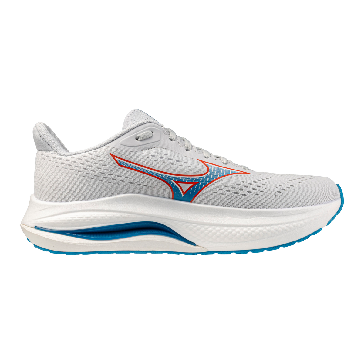 Men's Mizuno Wave Inspire 22 Cloudscape / Blue Jewel view 2