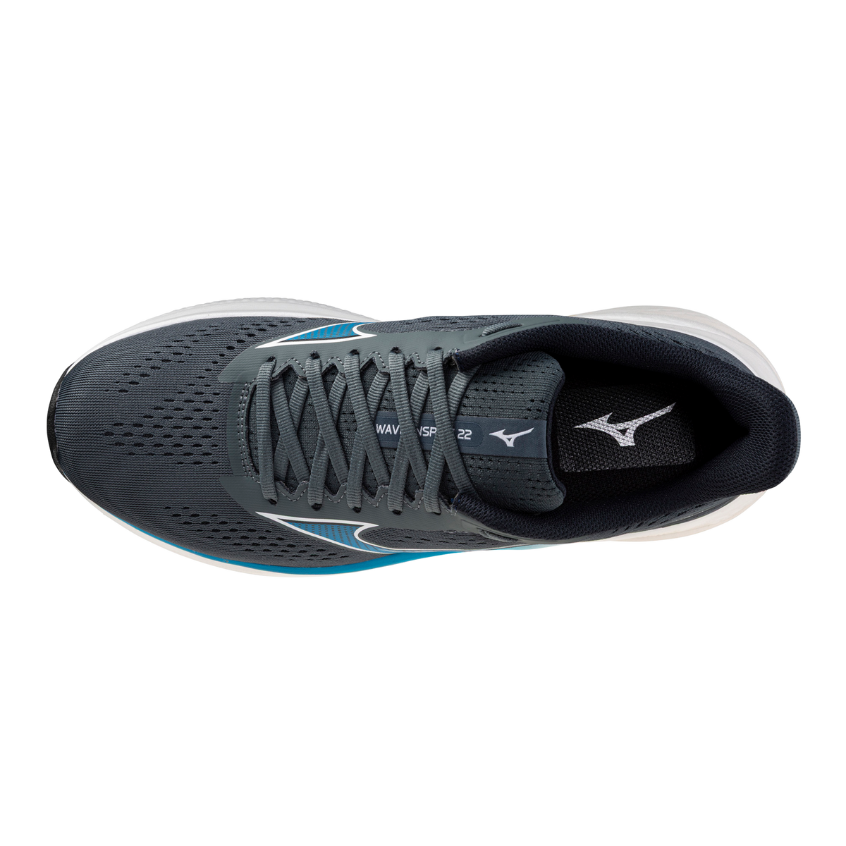 Men's Mizuno Wave Inspire 22 Dark Slate / Blue Jewel view 4