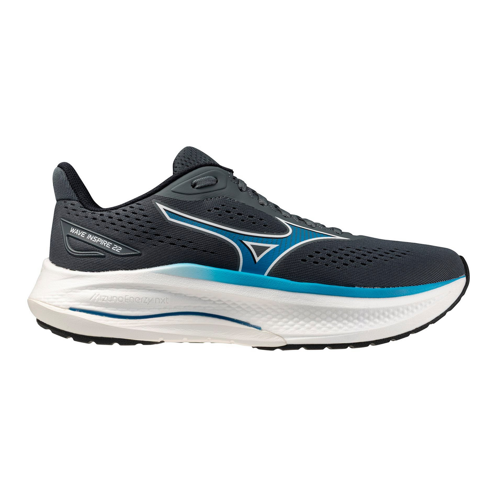 Men's Mizuno Wave Inspire 22 Dark Slate / Blue Jewel view 6
