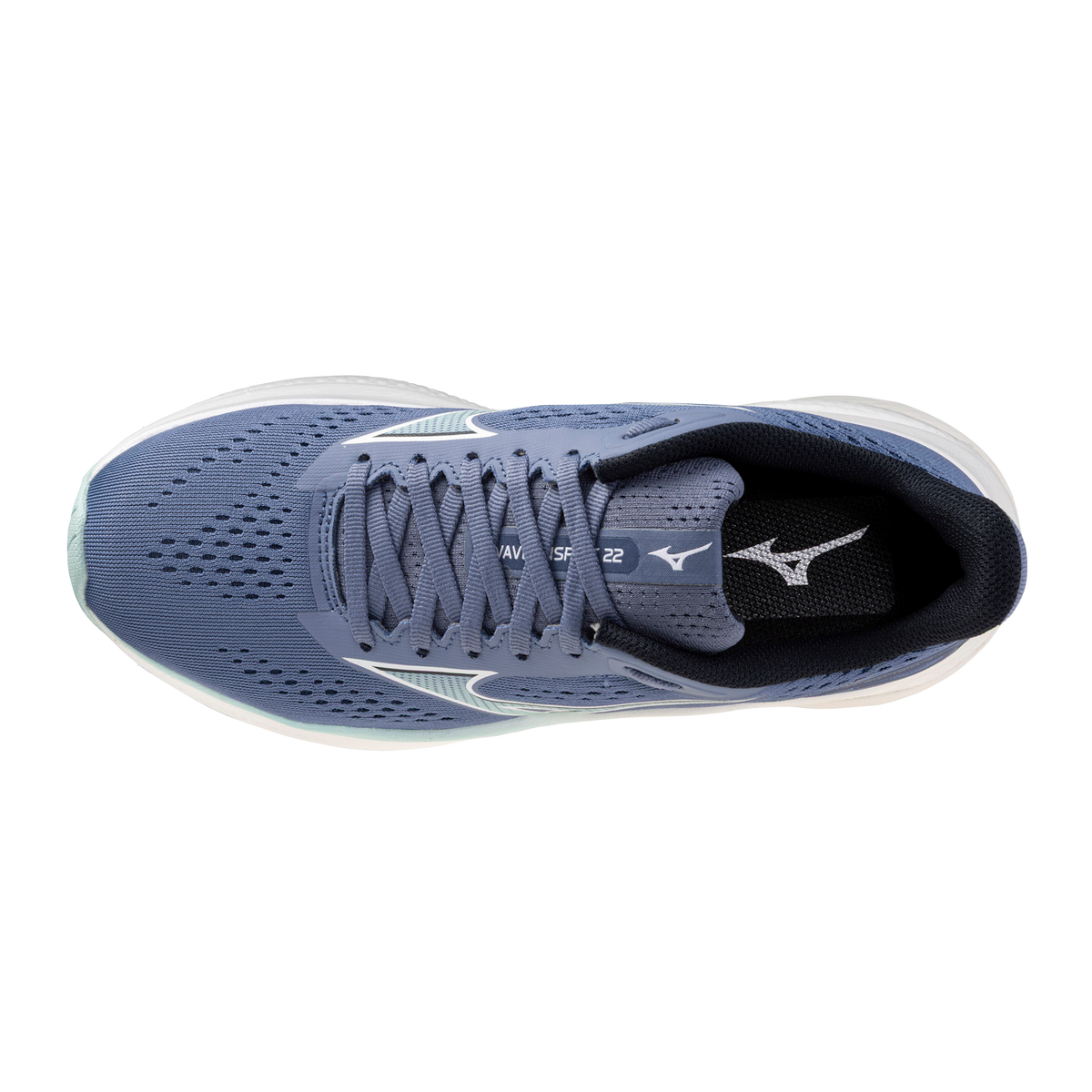 Women's Mizuno Wave Inspire 22 Wild Wind / Icy Morn view 4