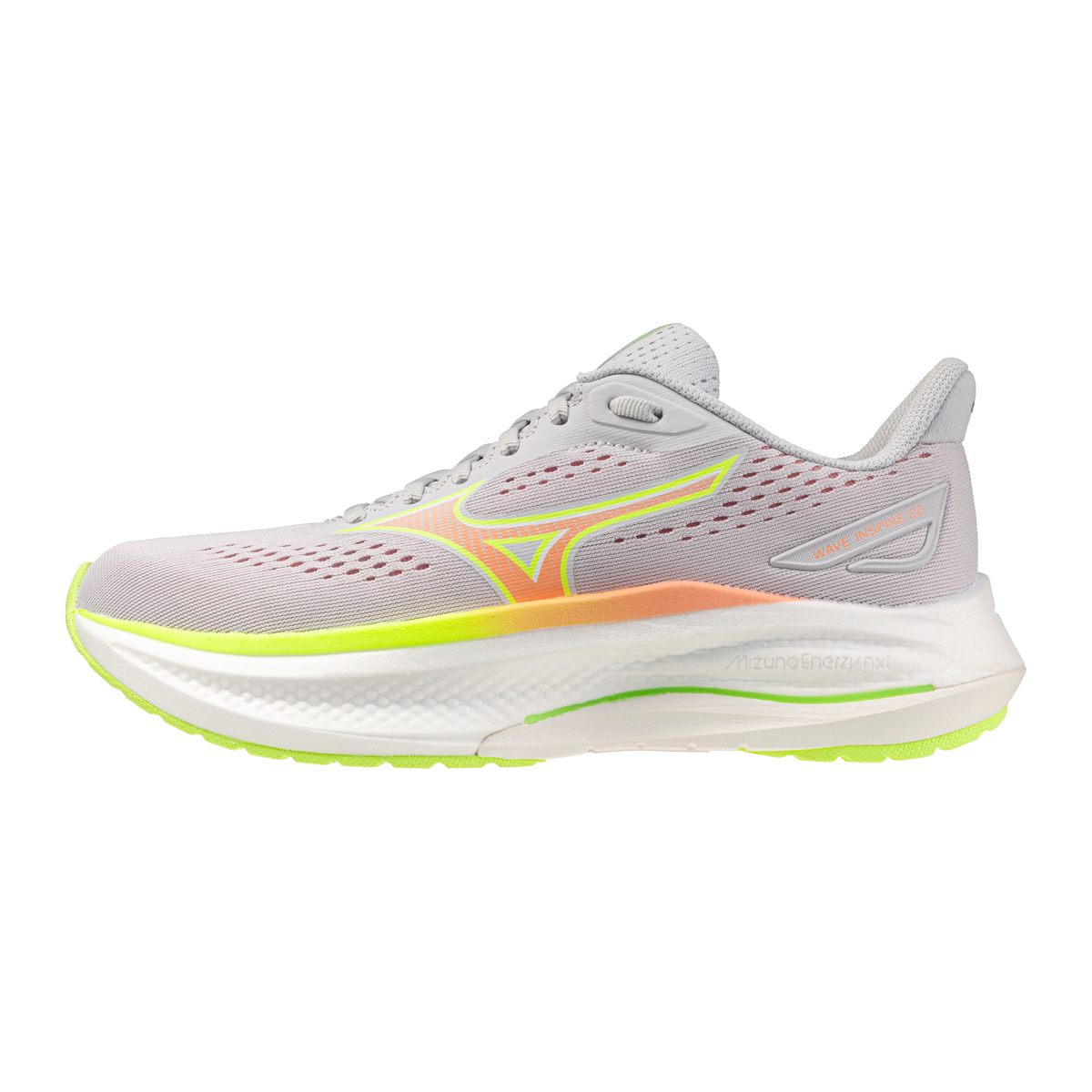 Women's Mizuno Wave Inspire 22 Cloudscape / Desert Flower hero