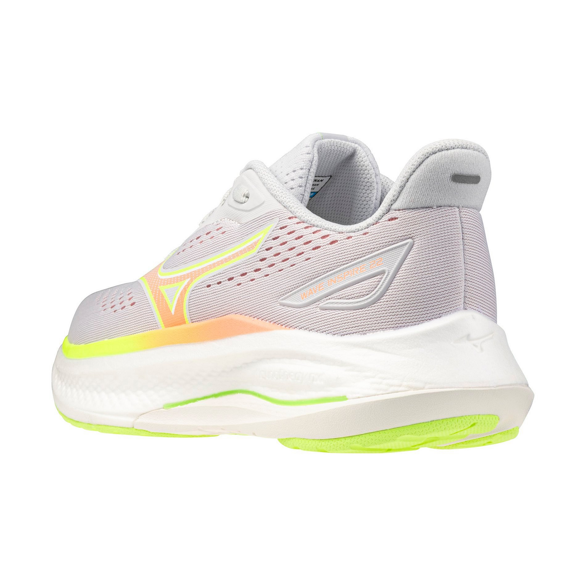 Women's Mizuno Wave Inspire 22 Cloudscape / Desert Flower view 6