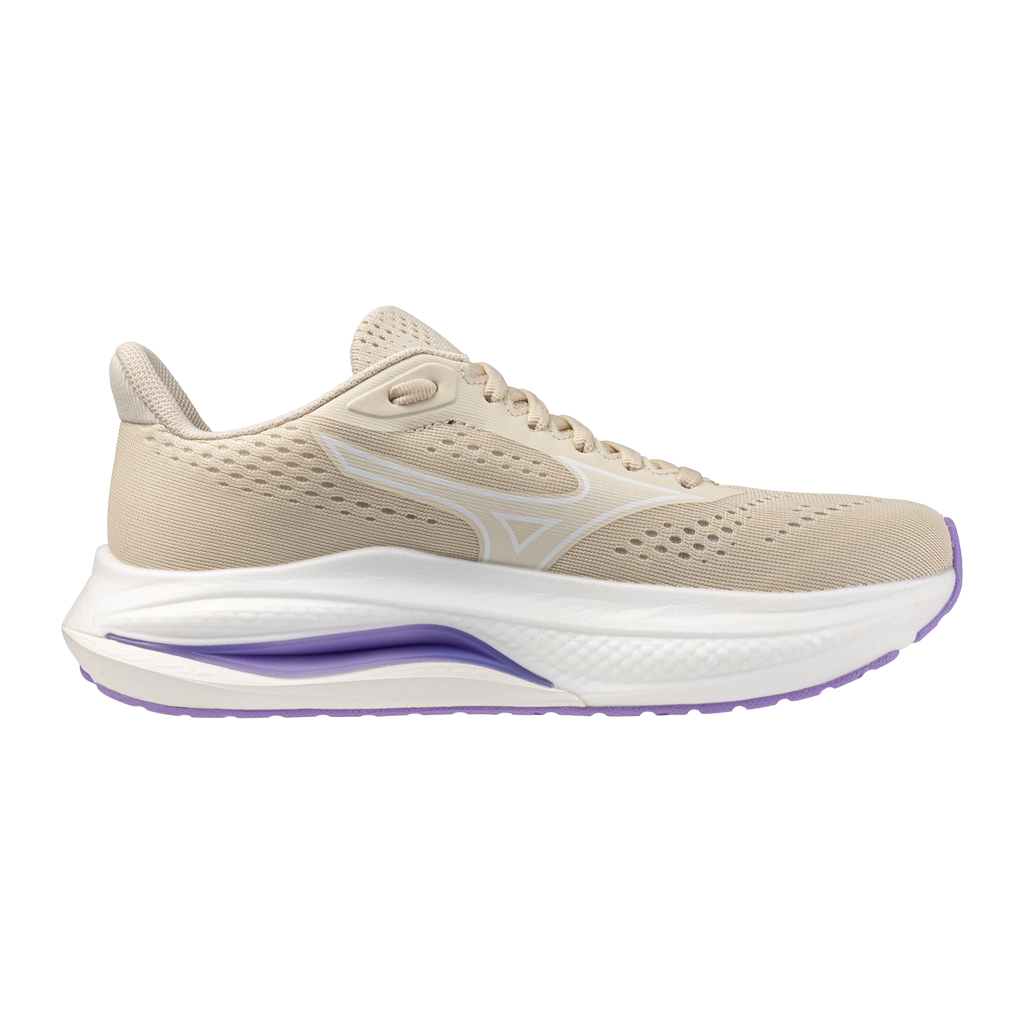 Women's Mizuno Wave Inspire 22 Summer Sand / White view 3