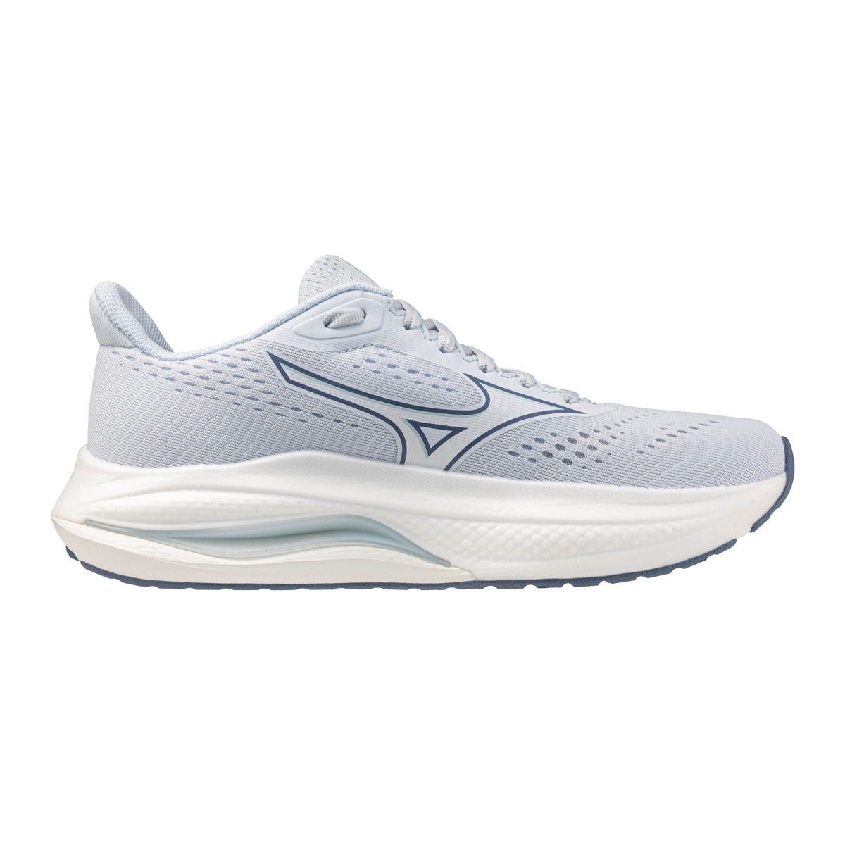 Women's Mizuno Wave Inspire 22 Ancient Water / White view 3