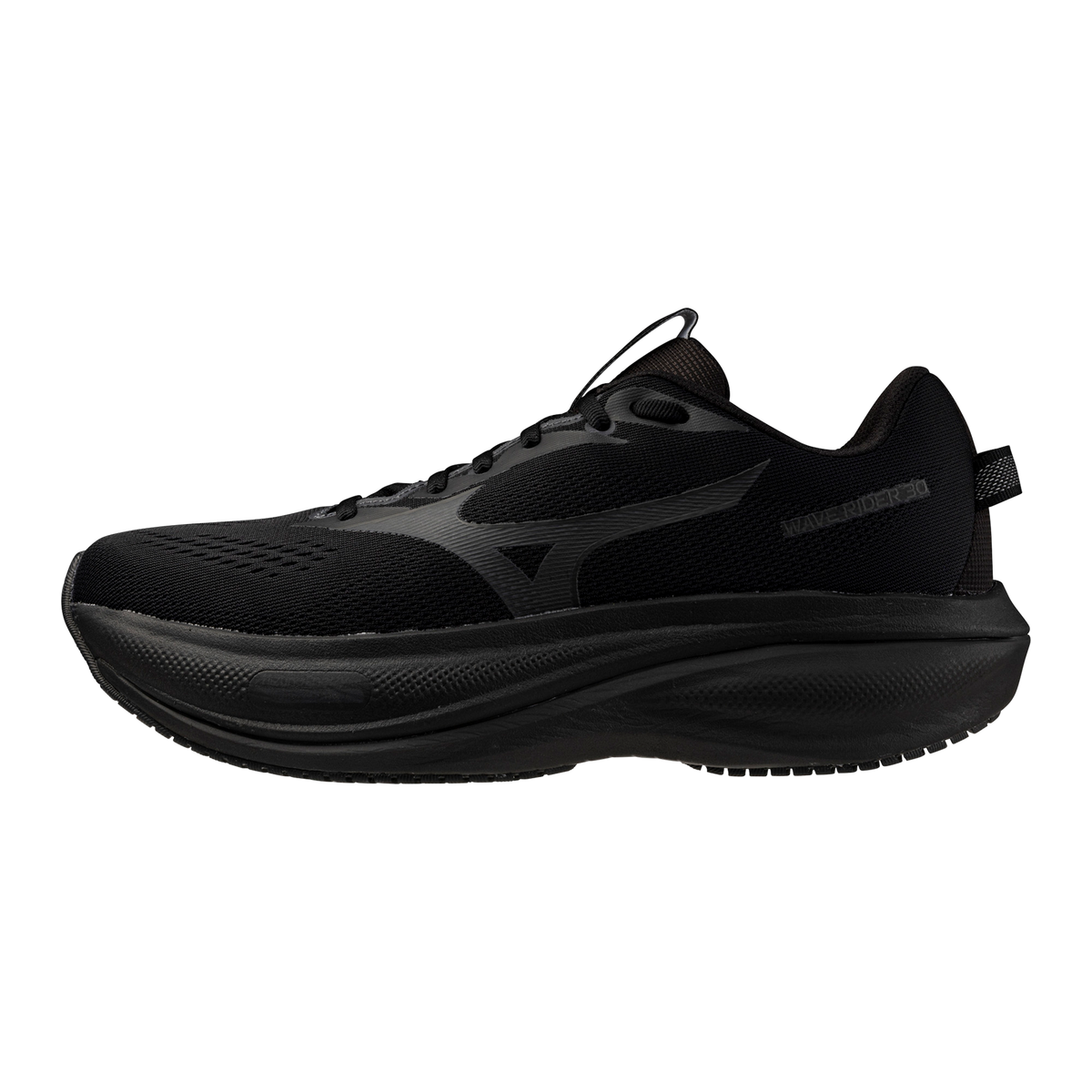 Men's Mizuno Wave Rider 30 Black / Black hero
