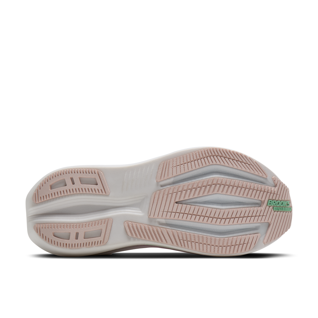 Women's Brooks Glycerin Max 2 Pink/Yucca/Metallic outsole