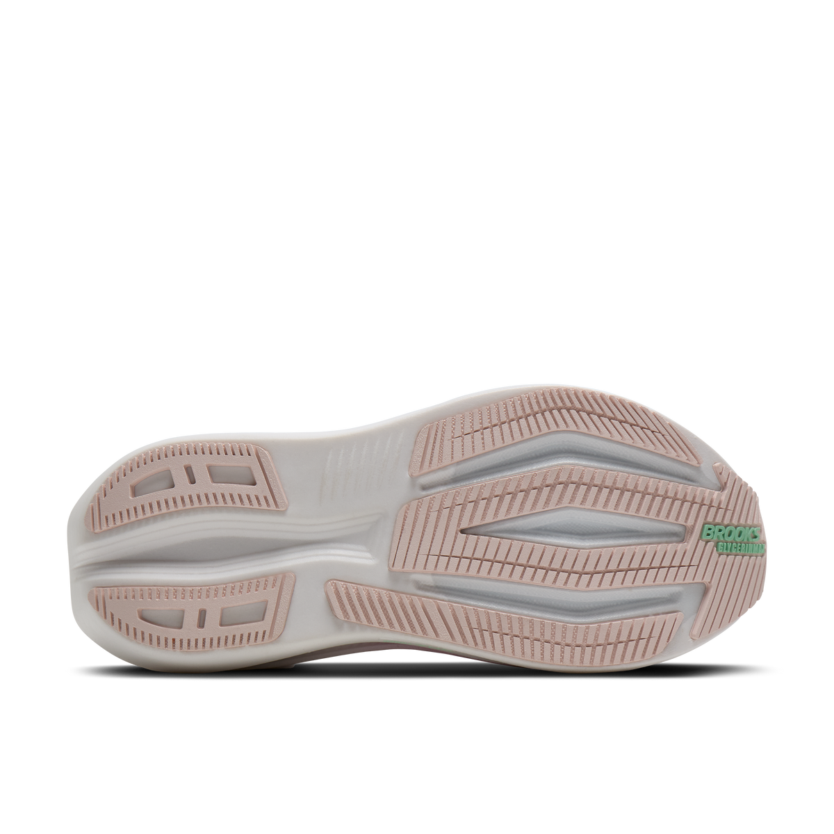 Women's Brooks Glycerin Max 2 Pink/Yucca/Metallic outsole