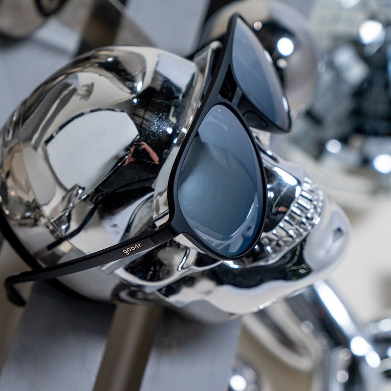 Goodr Mach G Sunglasses Add The Chrome Package view 4