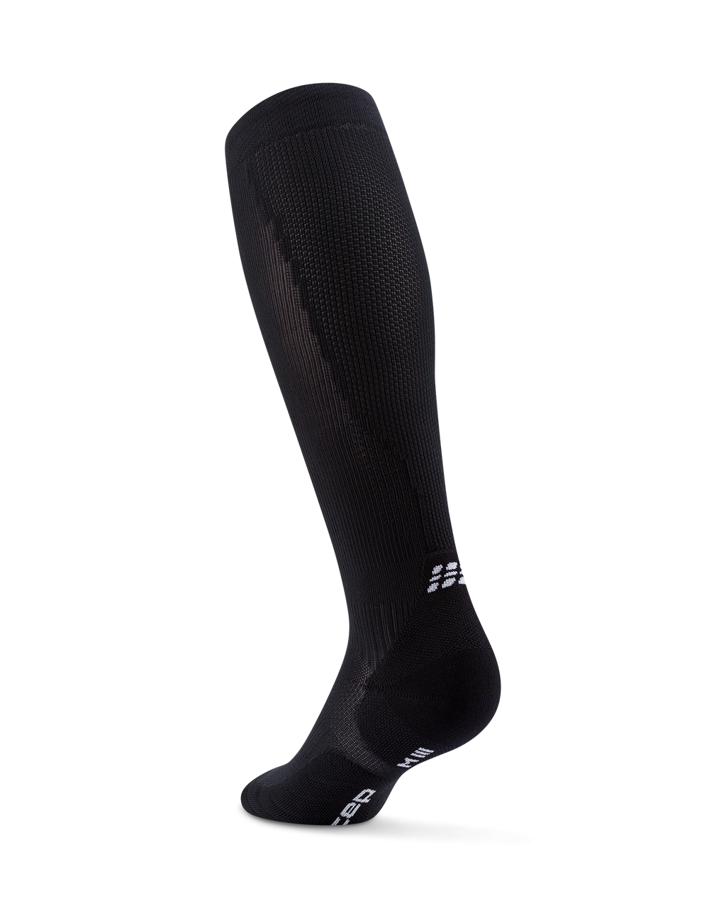 Men's CEP Core Run Compression Socks Tall Mid Cushion Black view 2