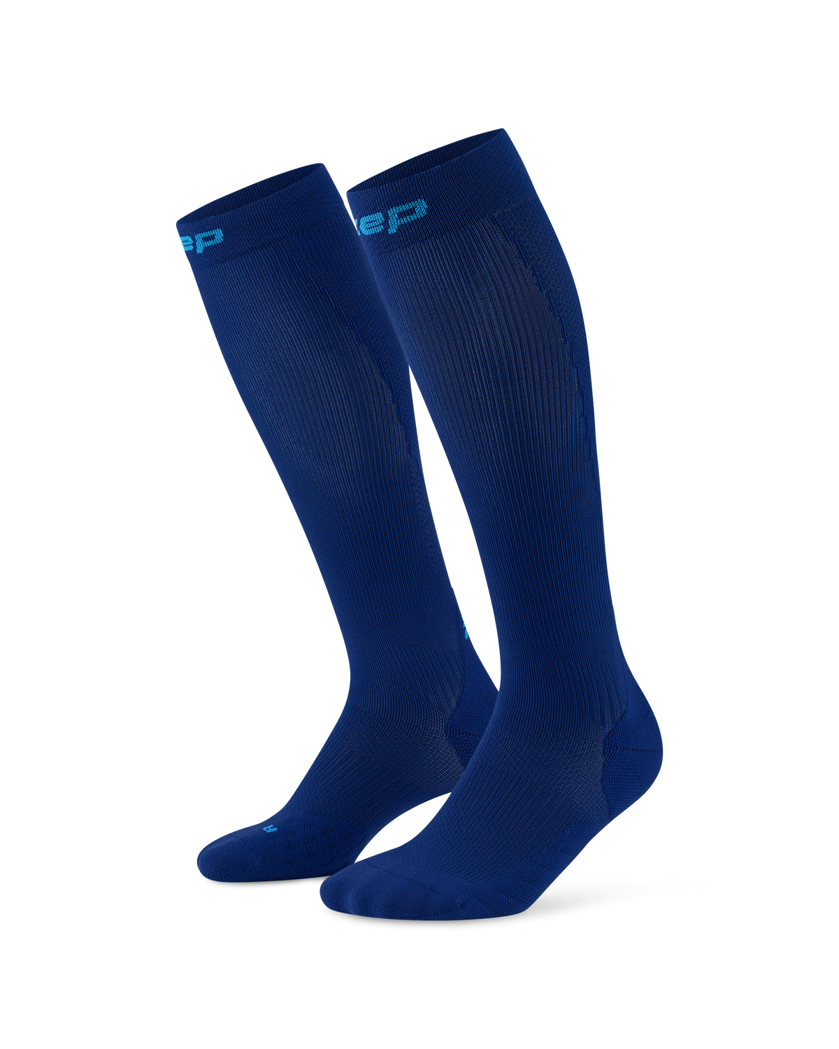Men's CEP Core Run Compression Socks Tall Mid Cushion Dark Blue view 3