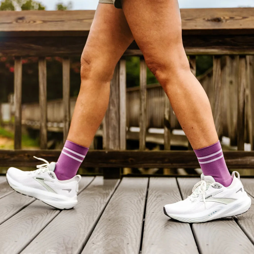 OS1st Thin Air Performance Socks 3/4 Crew Ultraviolet view 4
