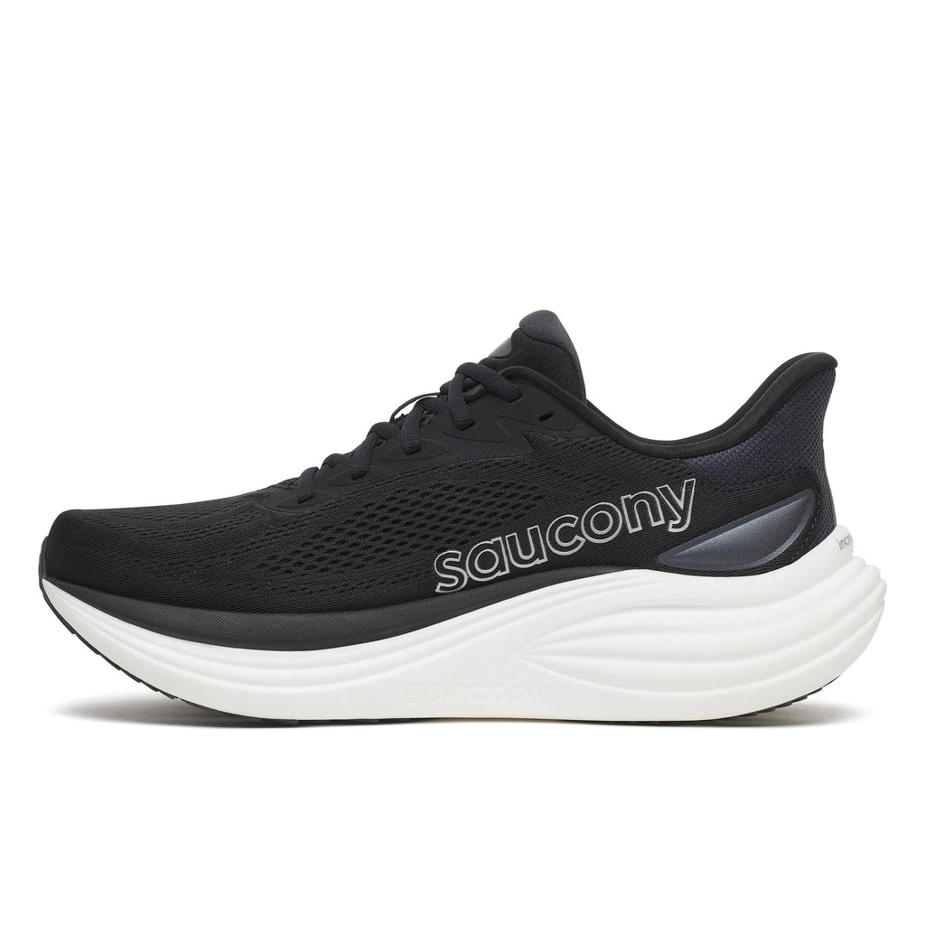 Men’s Saucony Triumph 24 Black Silver - opposite side profile