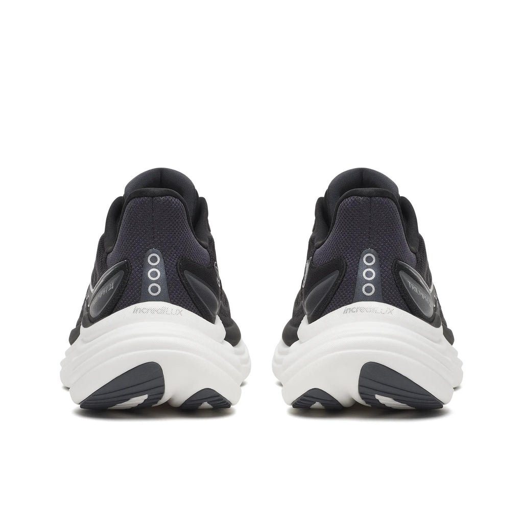 Men’s Saucony Triumph 24 Black Silver - heel view