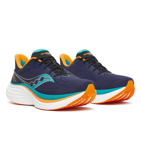 Men’s Saucony Triumph 24 Naval Tranquil - pair, three quarter angle
