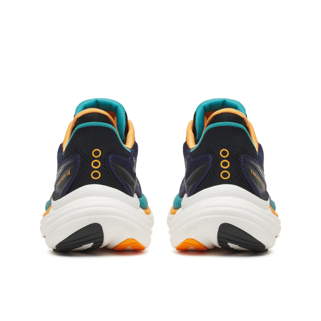 Men’s Saucony Triumph 24 Naval Tranquil - heel view