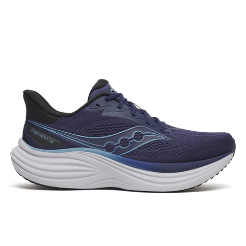 Men’s Saucony Triumph 24 Naval Windward - lateral side profile