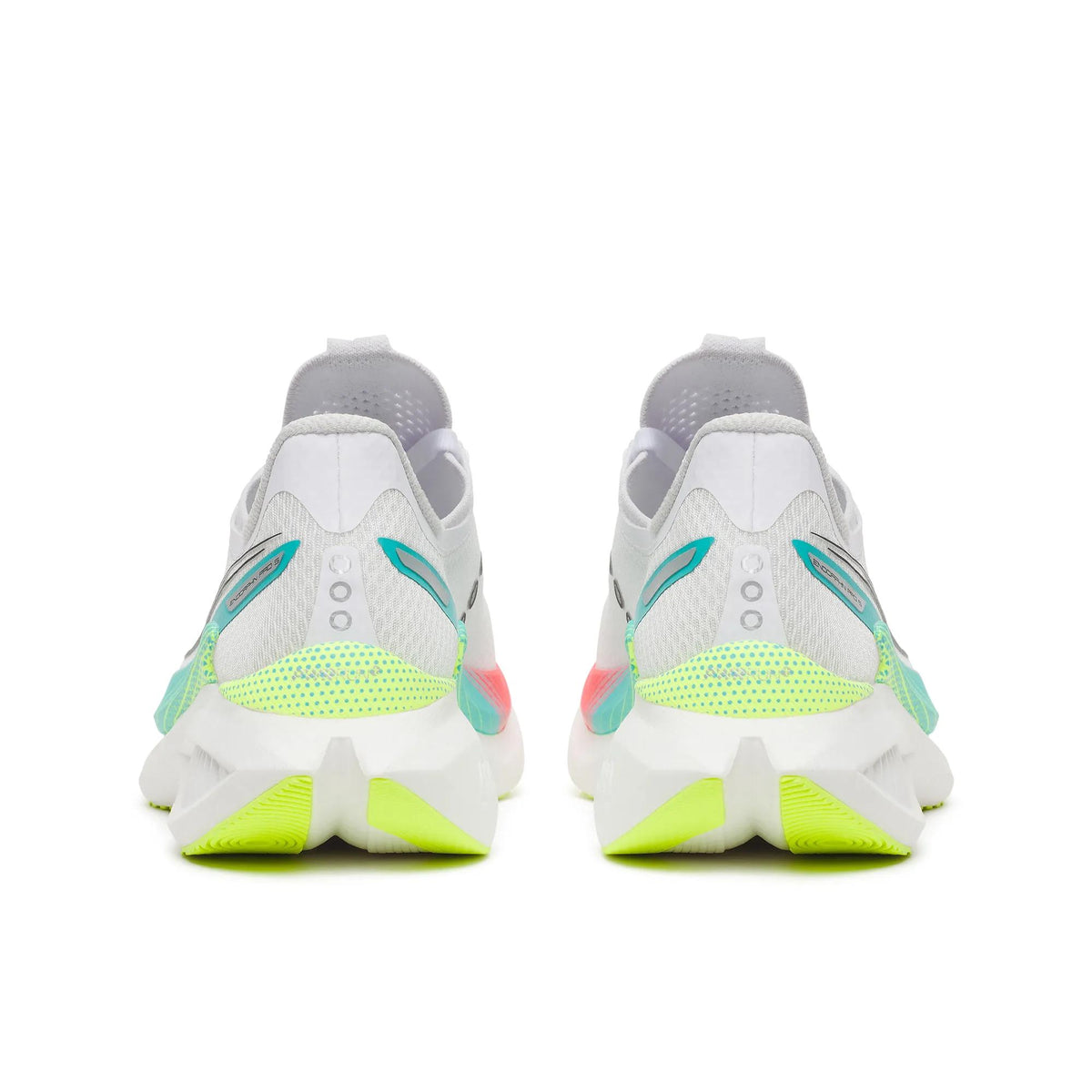 Women's Saucony Endorphin Pro 5 White Multi - heel view