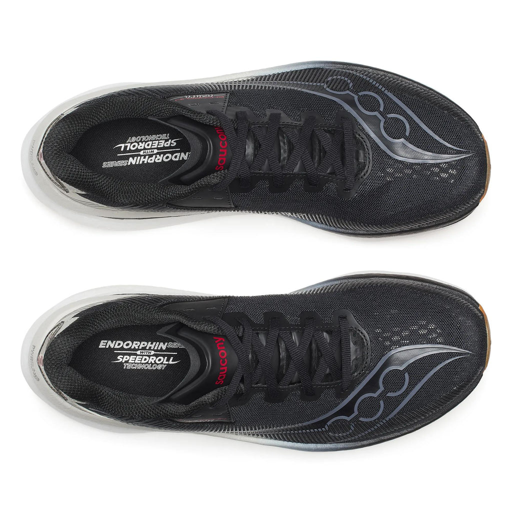 Men's Saucony Endorphin Azura Black Quartz - top down view