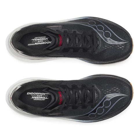 Men's Saucony Endorphin Azura Black Quartz - top down view