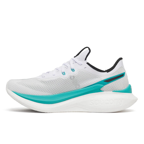 Men's Saucony Endorphin Pro 5 White Tranquil - opposite side profile