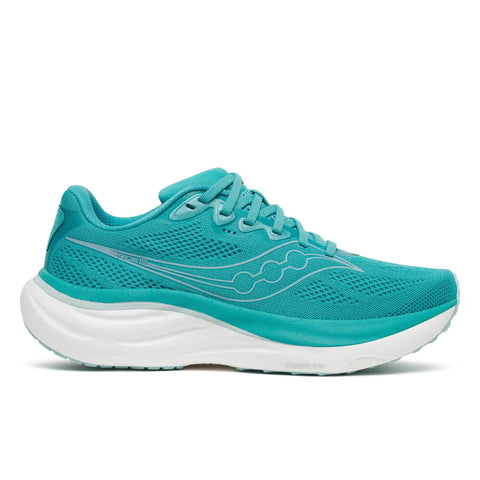 Women's Saucony Ride 19 Tranquil Gulf - lateral side profile