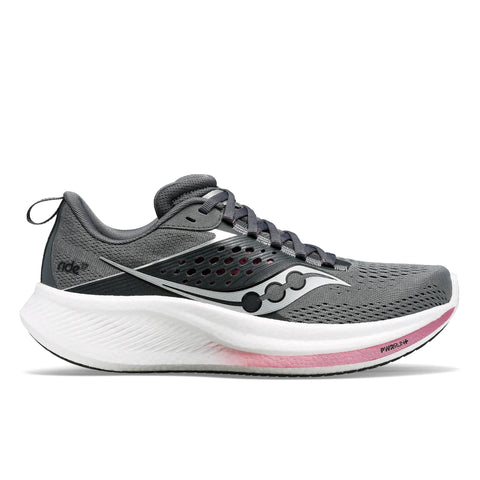 Women’s Saucony Ride 17 Cinder Orchid - lateral side profile