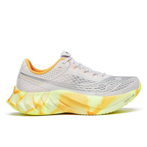 Women's Saucony Endorphin Pro 4 Fog Peel - lateral side profile
