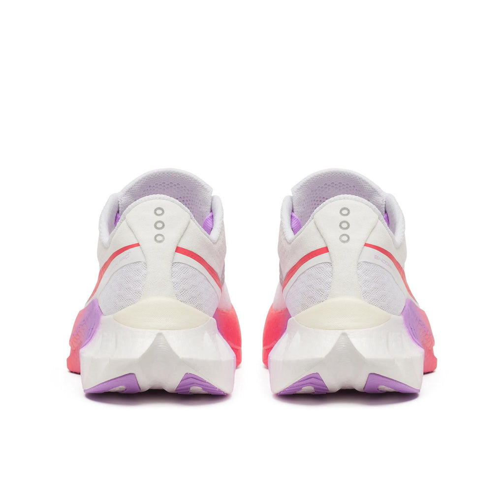 Women's Saucony Endorphin Pro 4 White Crocus - heel view