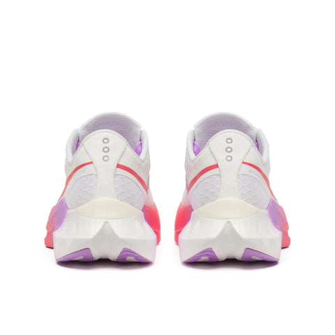 Women's Saucony Endorphin Pro 4 White Crocus - heel view