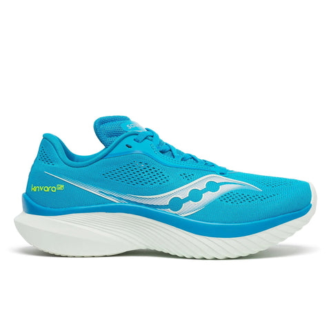 Women's Saucony Kinvara 15 Blue - lateral side profile